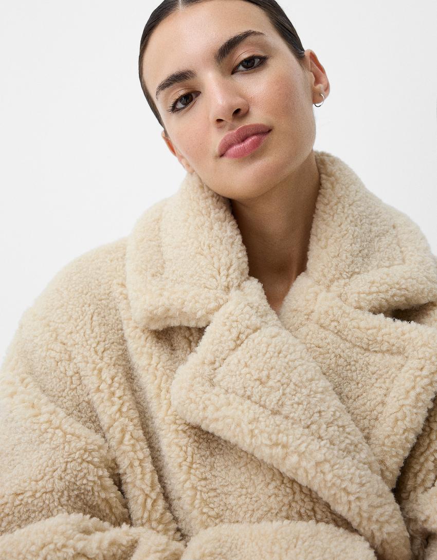Oversized Teddy Coat for Women - Image 4