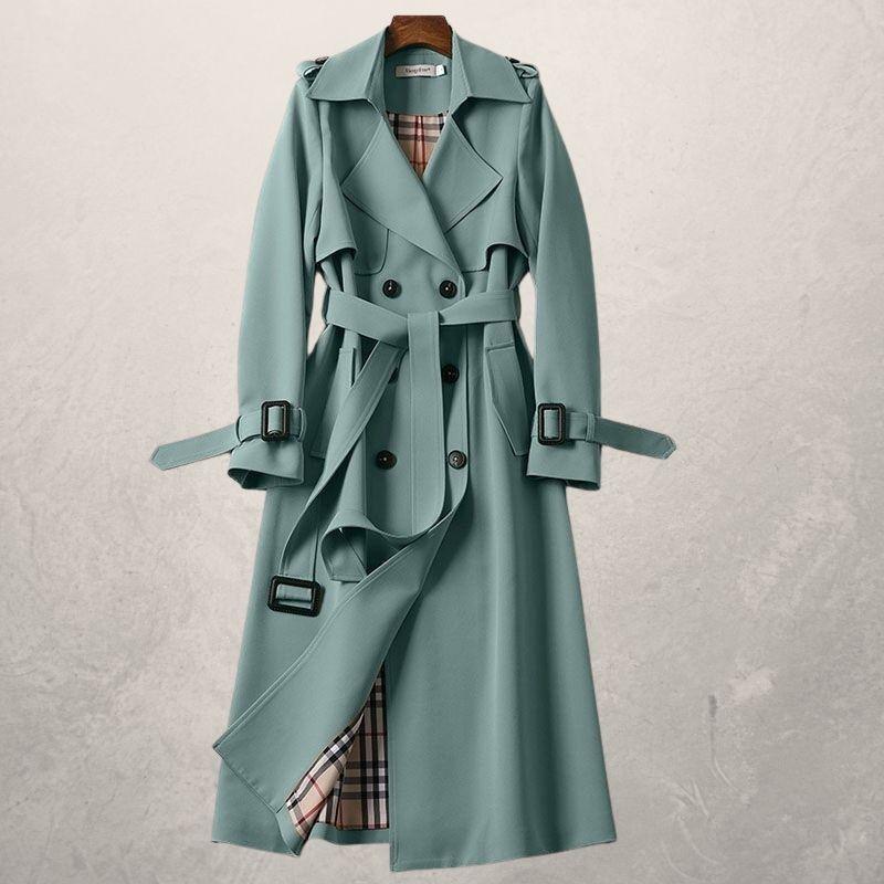 Double-Breasted Trench Coat for Women - Image 4