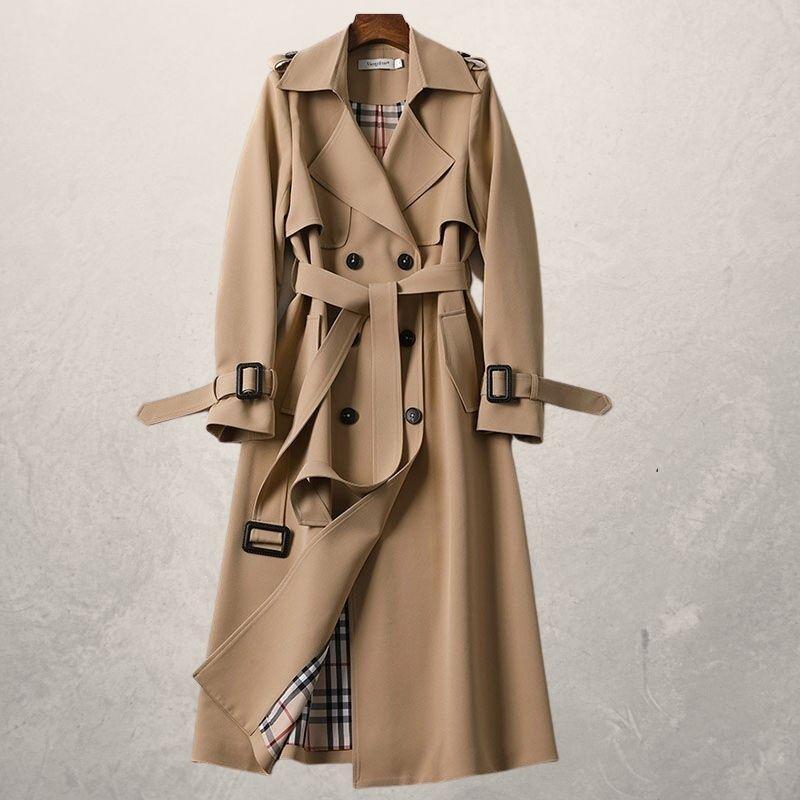 Double-Breasted Trench Coat for Women - Image 5