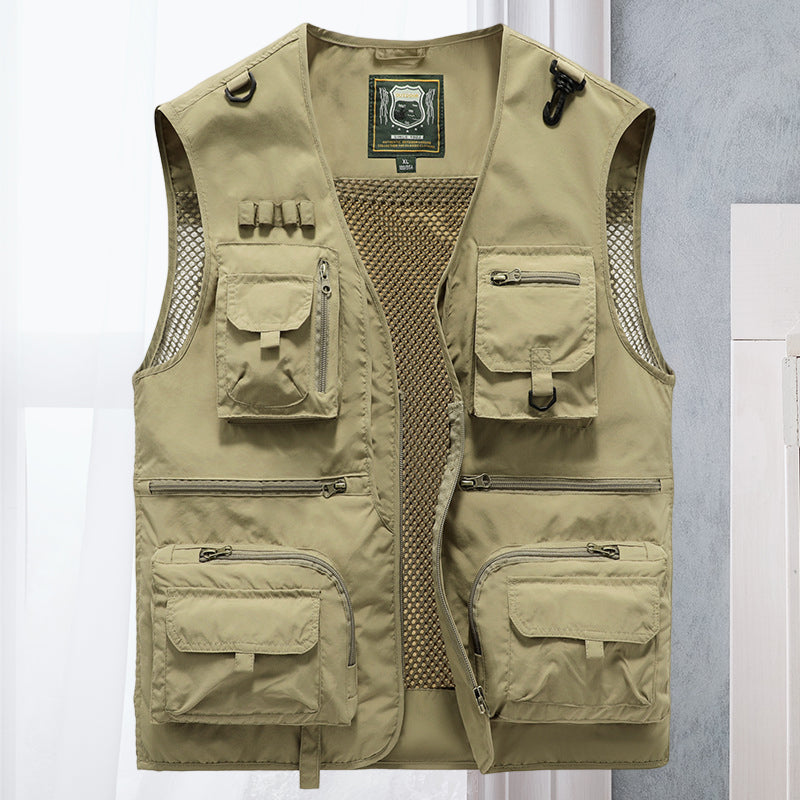 Multi-Pocket Utility Vest for Men - Image 4