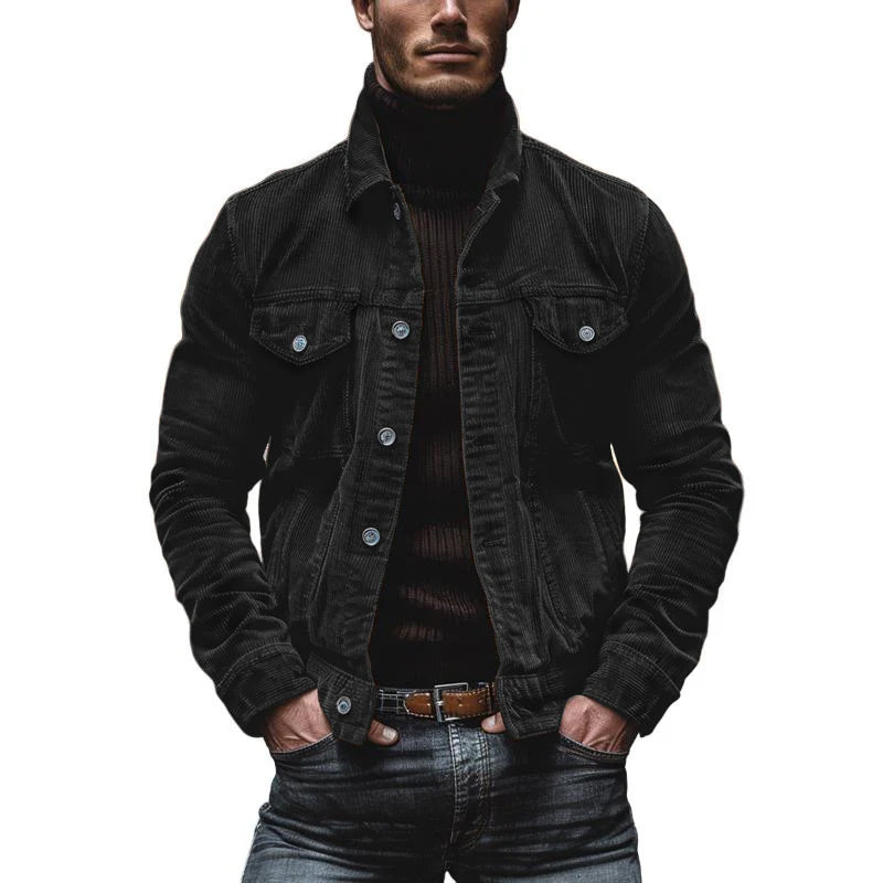 Button-Down Corduroy Jacket for Men - Image 10