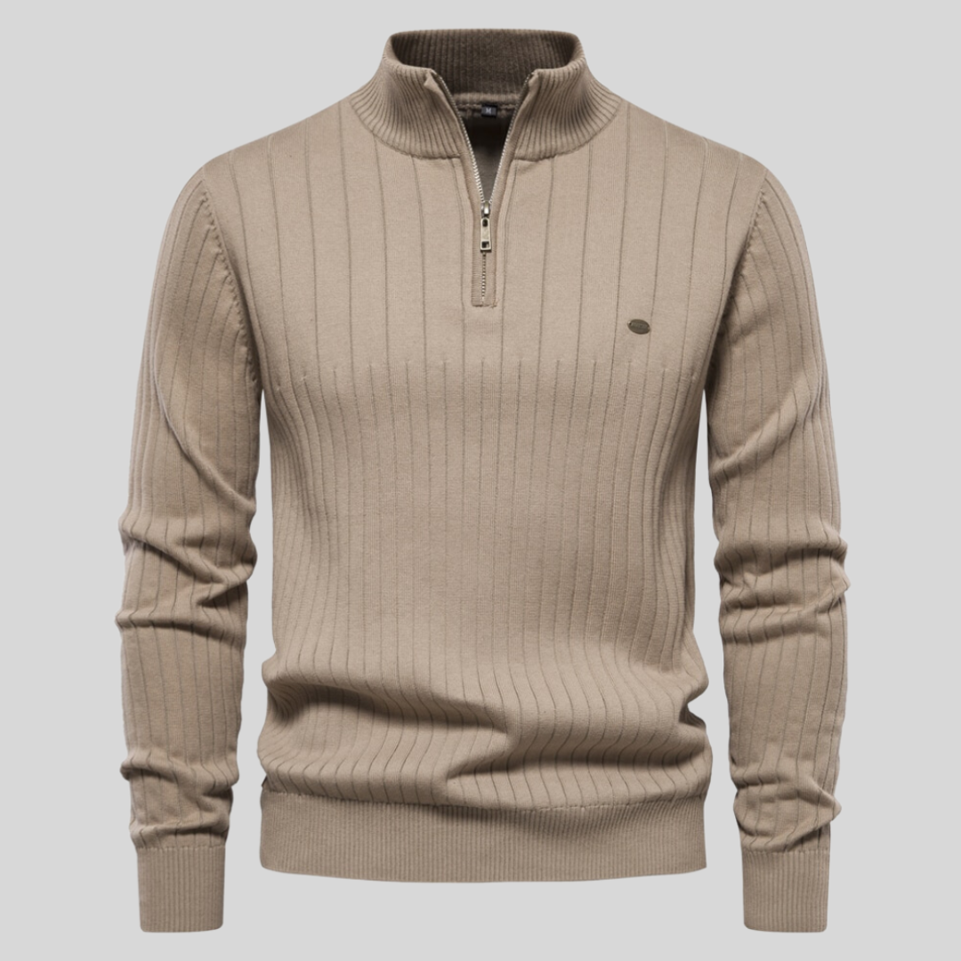 Quarter Zip Sweater for Men - Image 9
