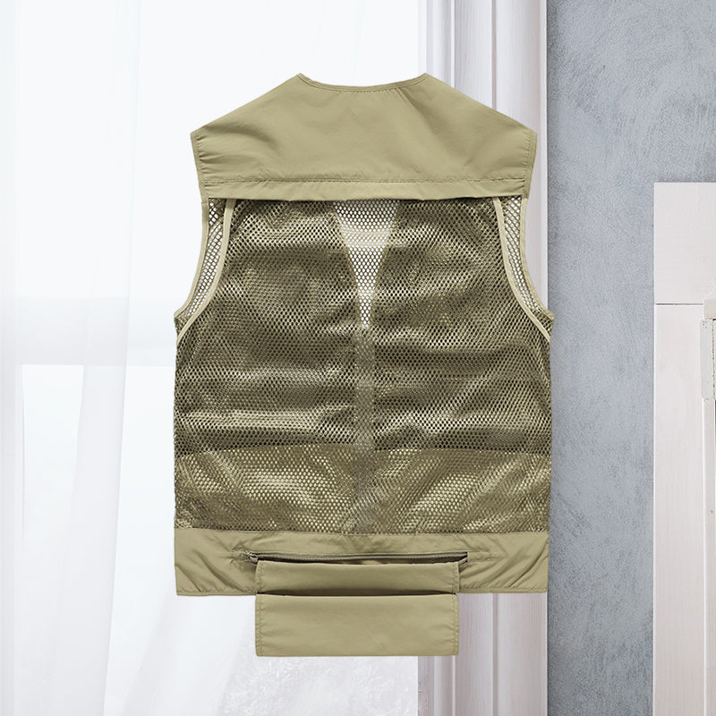 Multi-Pocket Utility Vest for Men - Image 2