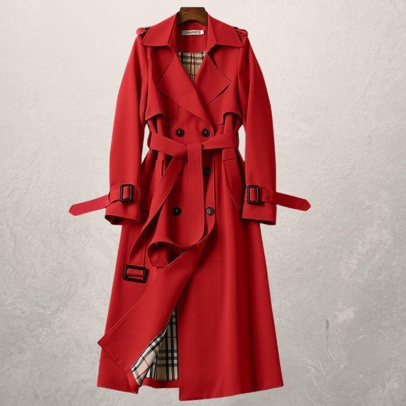 Double-Breasted Trench Coat for Women - Image 6