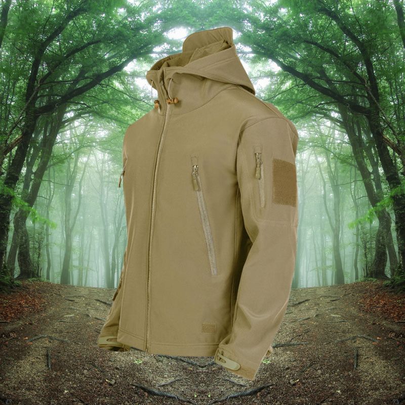 Hooded Tactical Jacket for Men - Image 16