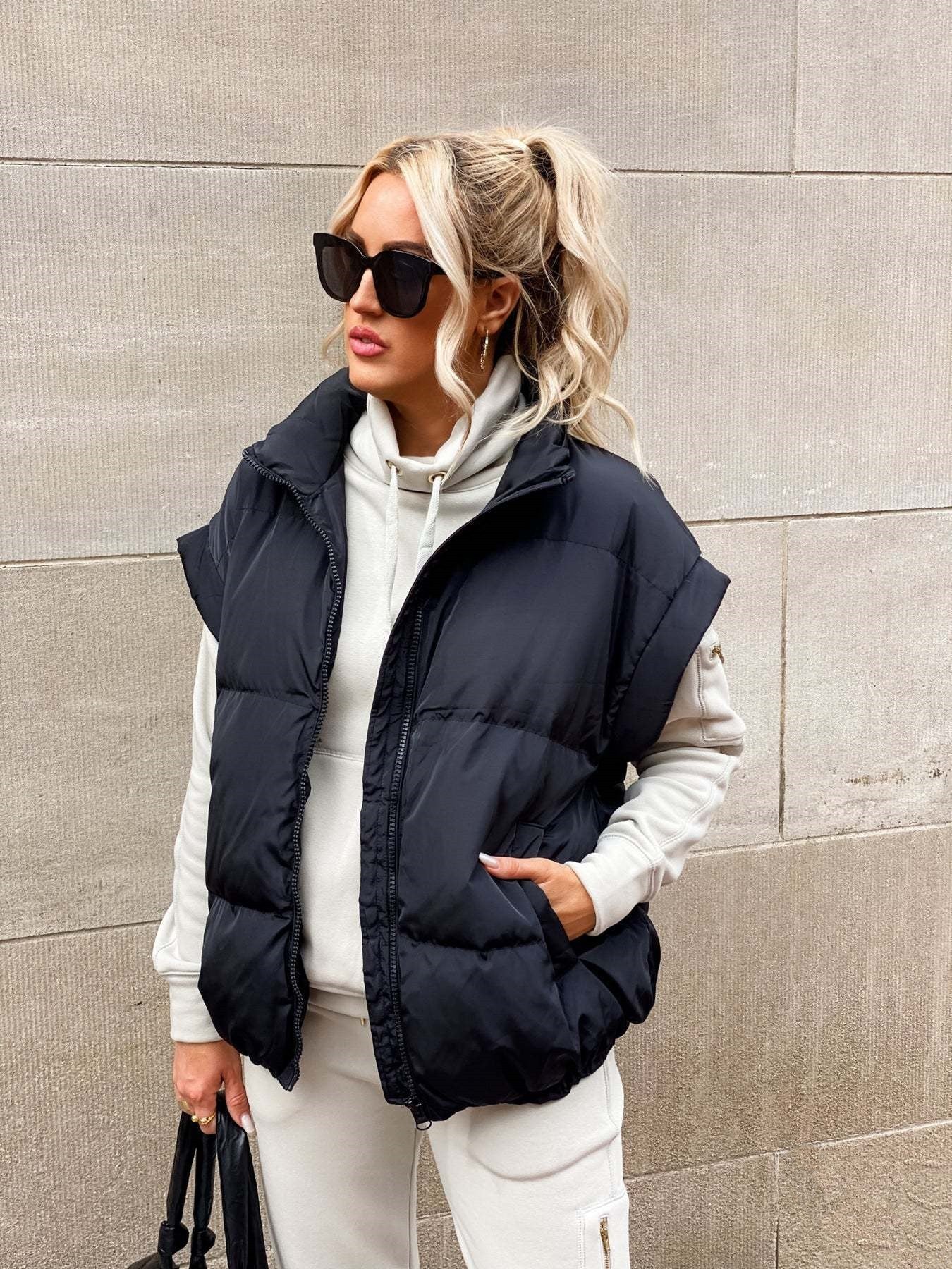 Quilted Puffer Vest for Women - Image 7