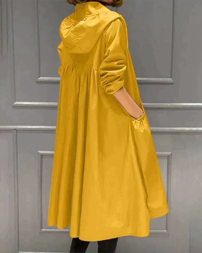 Hooded Long Coat for Women - Image 5