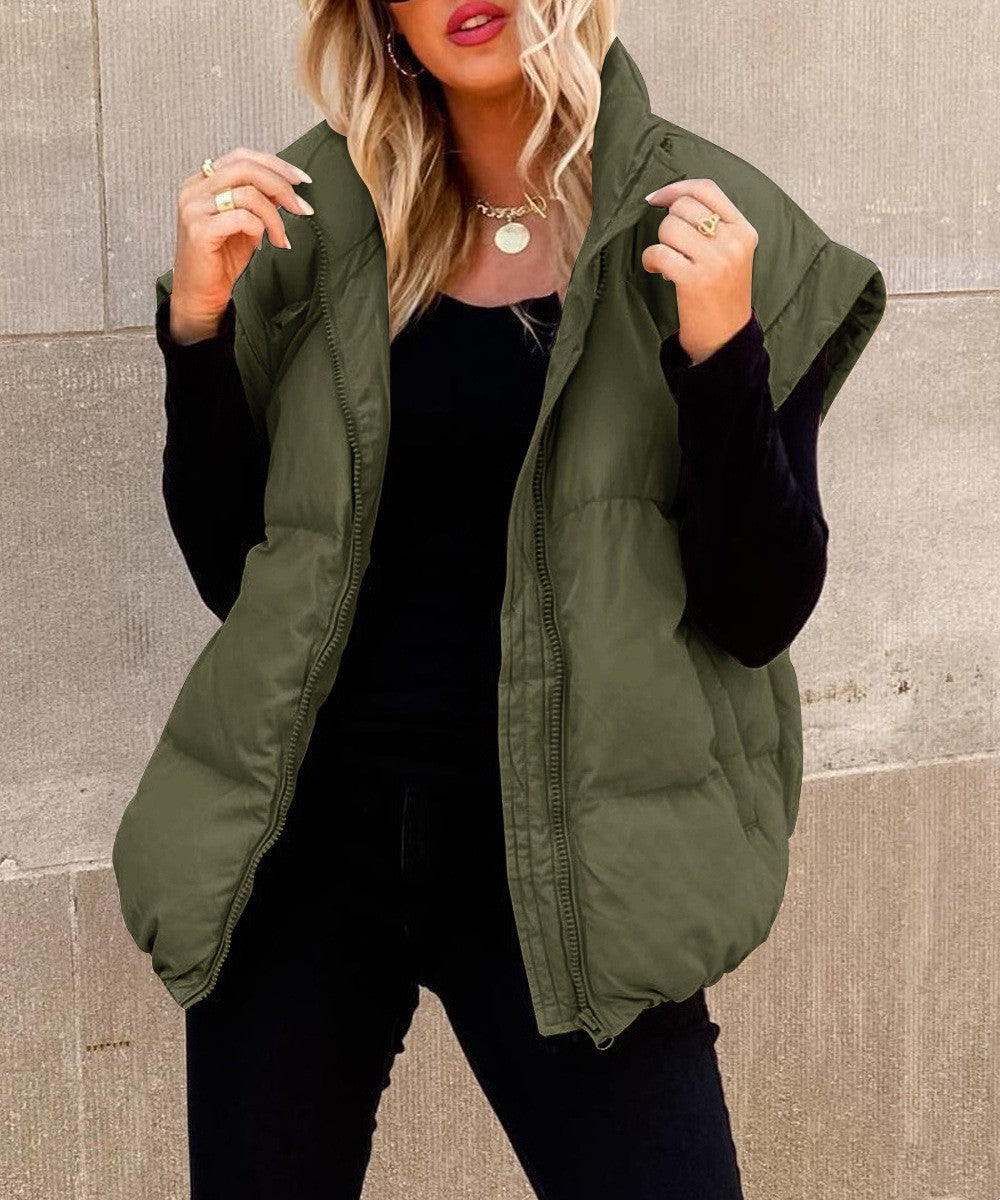 Quilted Puffer Vest for Women - Image 6