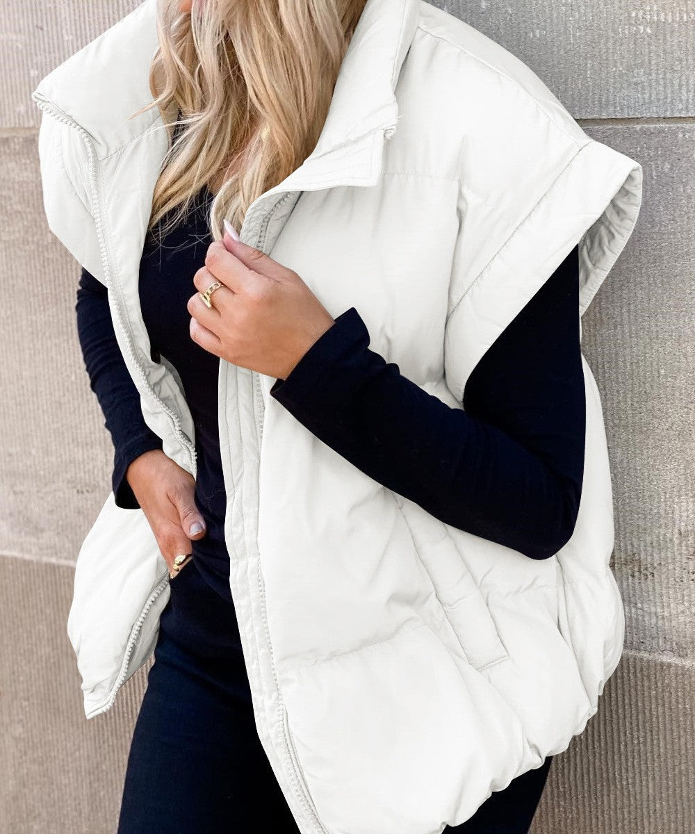 Quilted Puffer Vest for Women - Image 8