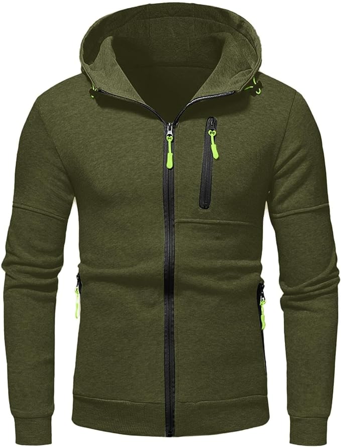 Full Zip Hoodie Jacket for Men - Image 6