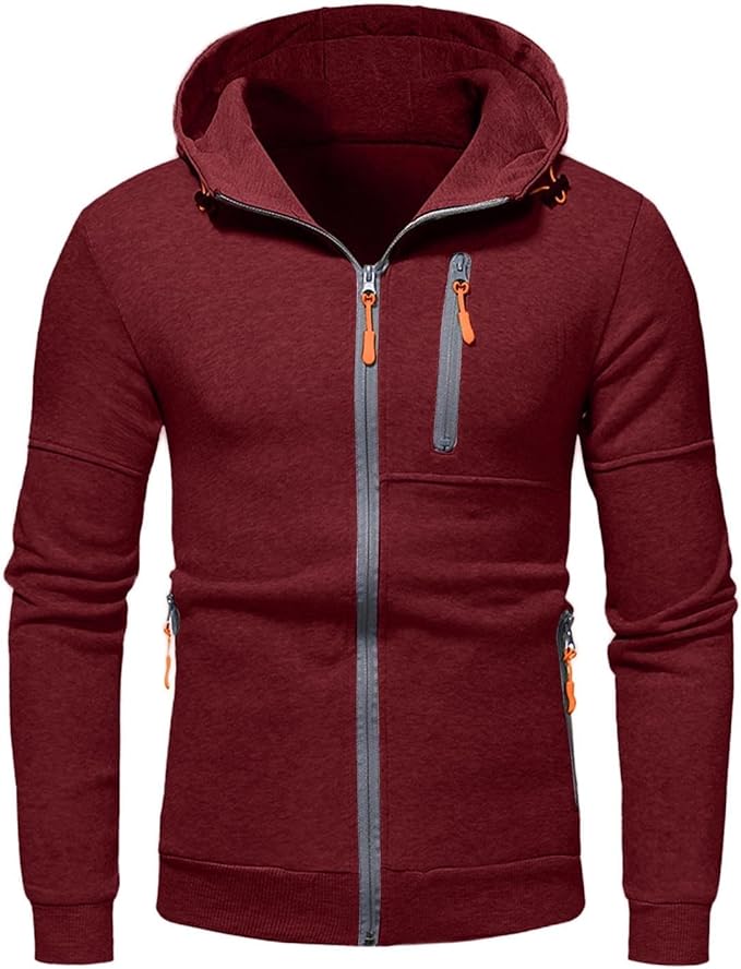 Full Zip Hoodie Jacket for Men - Image 5