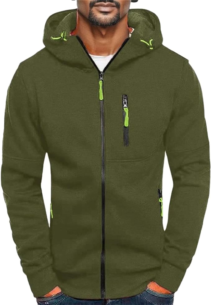 Full Zip Hoodie Jacket for Men - Image 7