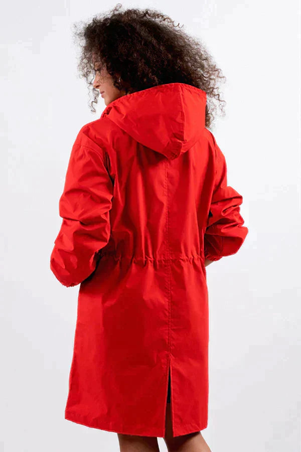 Hooded Mid-Length Coat for Women - Image 3