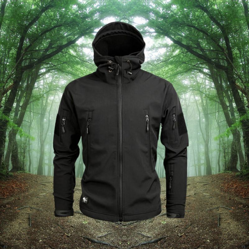 Hooded Tactical Jacket for Men - Image 2