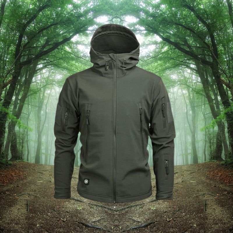 Hooded Tactical Jacket for Men - Image 6