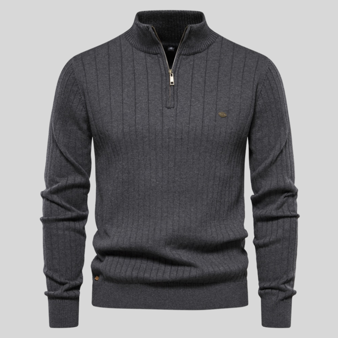 Quarter Zip Sweater for Men - Image 7