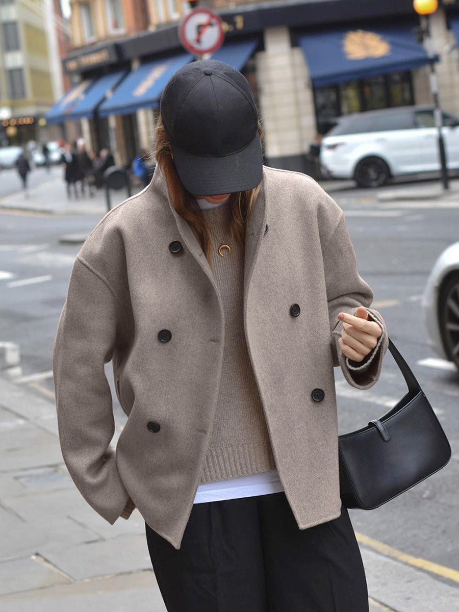 Double Breasted Short Jacket for Women - Image 3