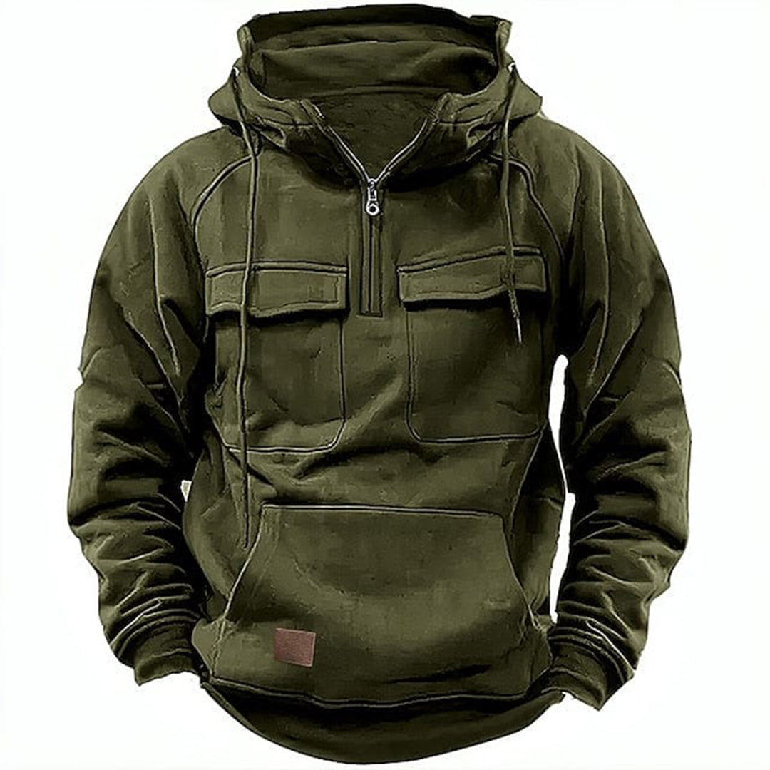 Half Zip Hoodie for Men - Image 2
