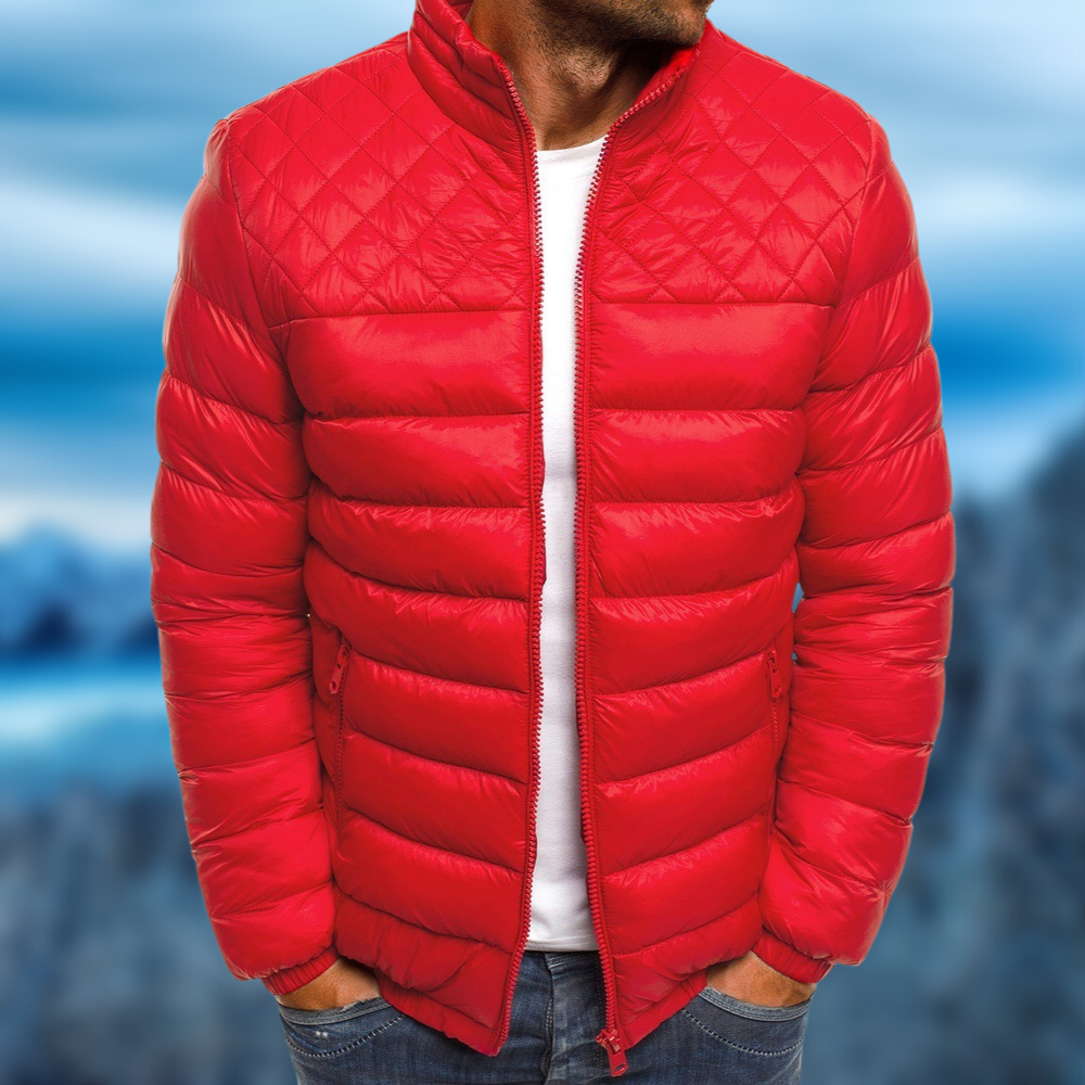 Quilted Puffer Jacket for Men - Image 2