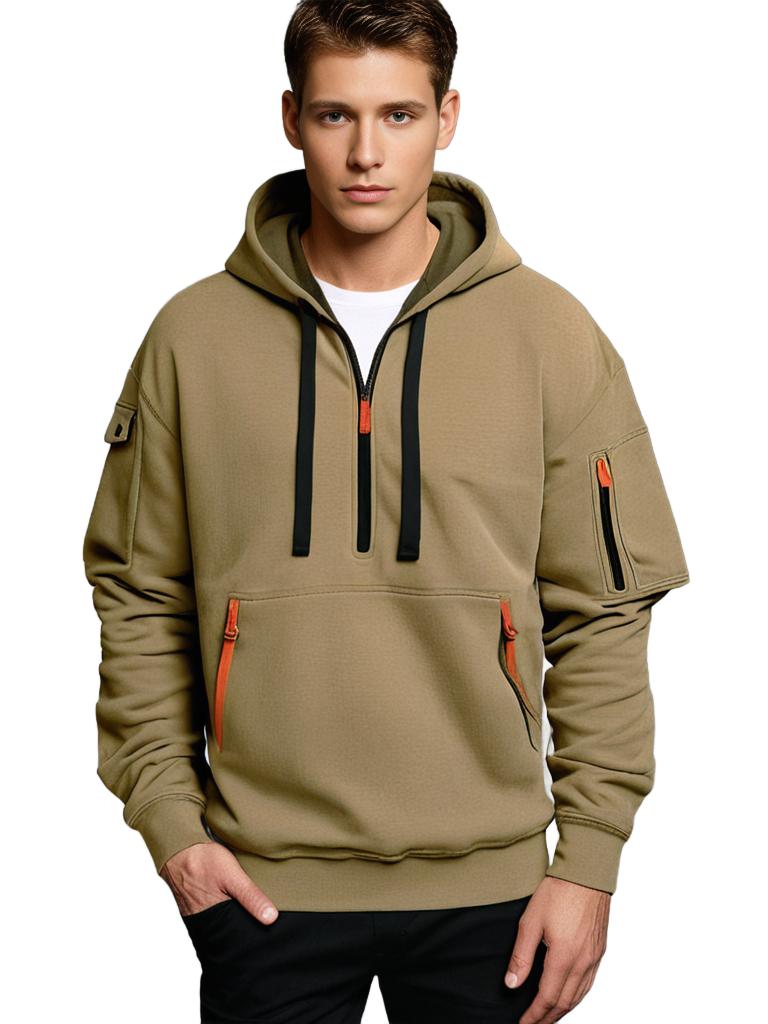 Utility Pullover Hoodie for Men - Image 2