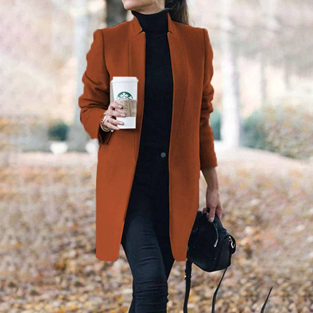 Open Front Long Coat for Women - Image 5