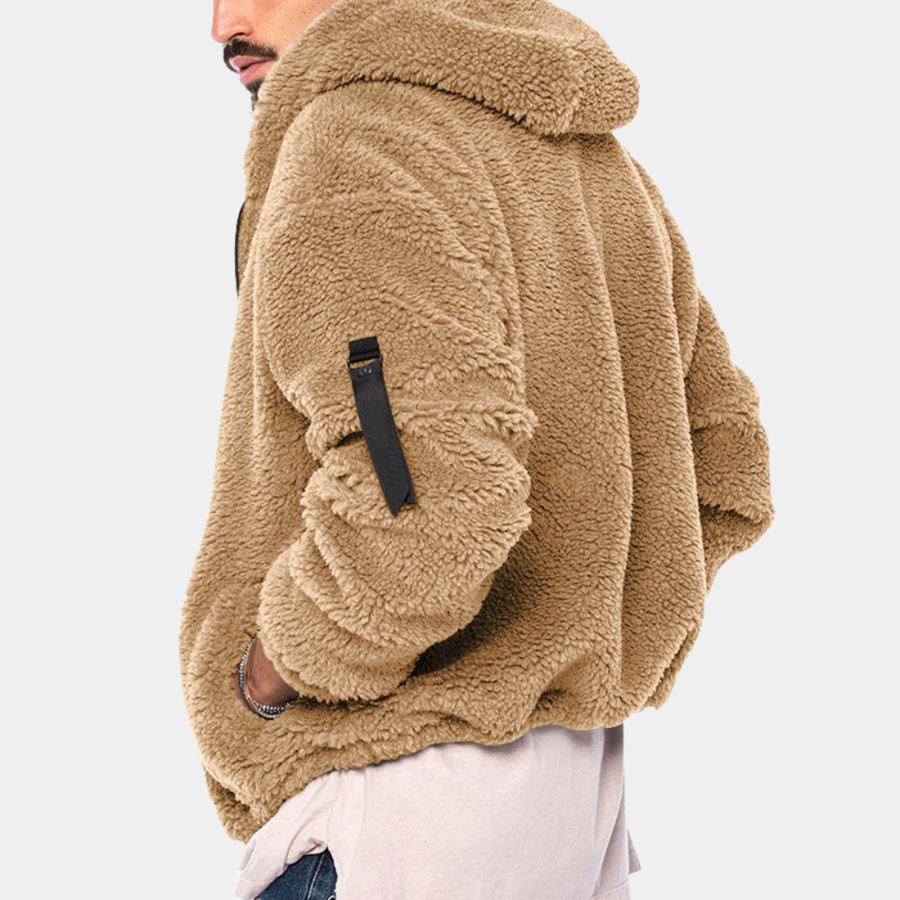 Hooded Fleece Jacket for Men - Image 2