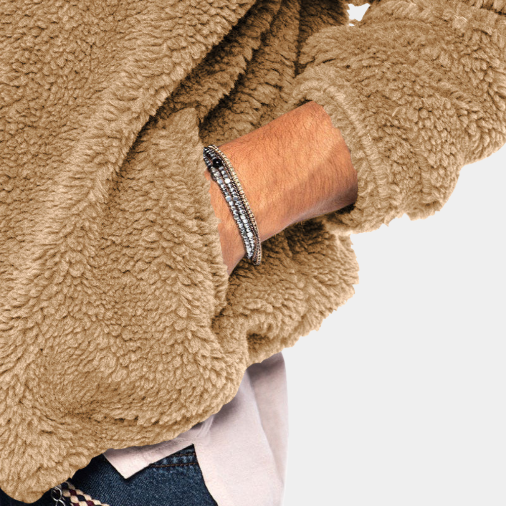 Hooded Fleece Jacket for Men - Image 5