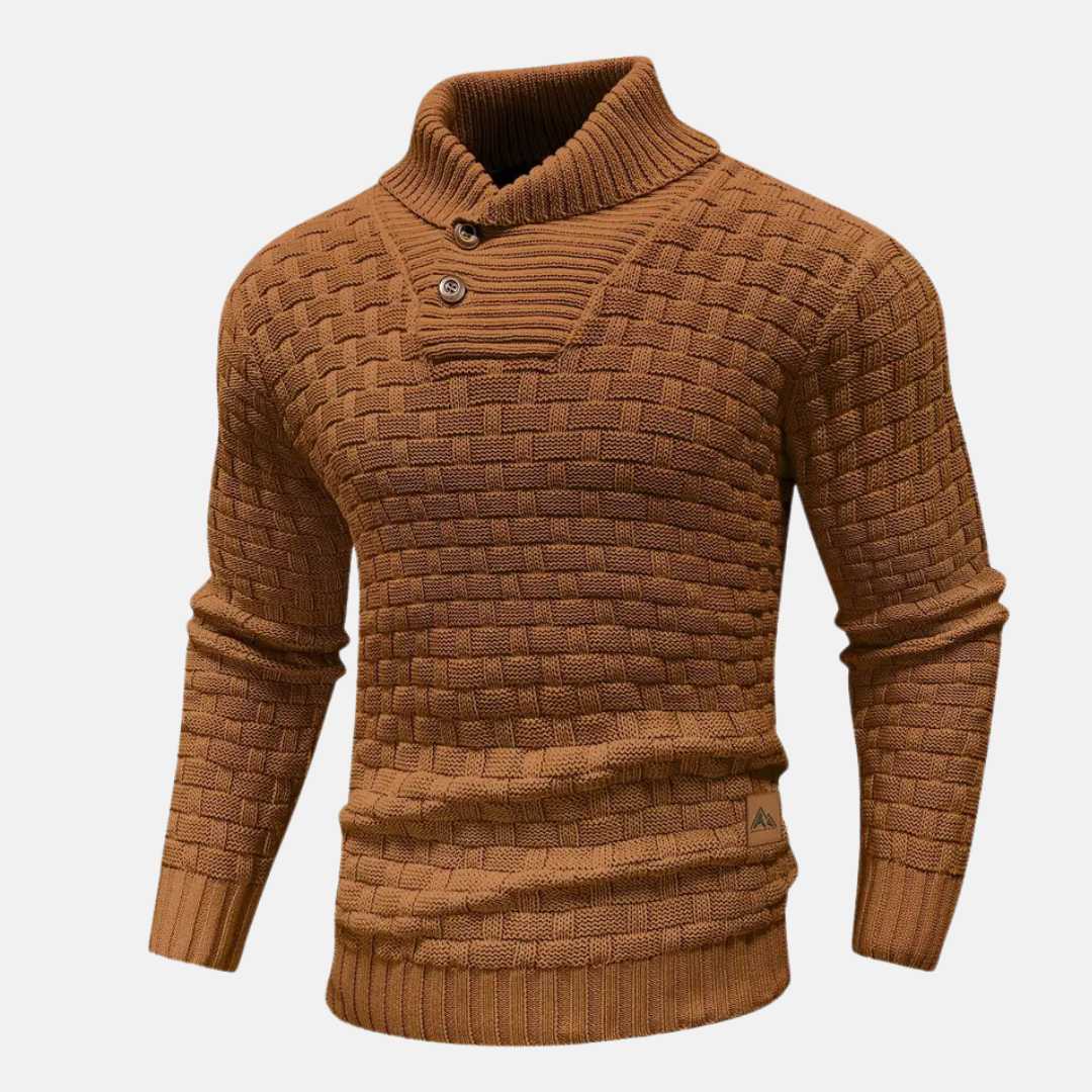 Shawl Collar Sweater for Men - Image 9