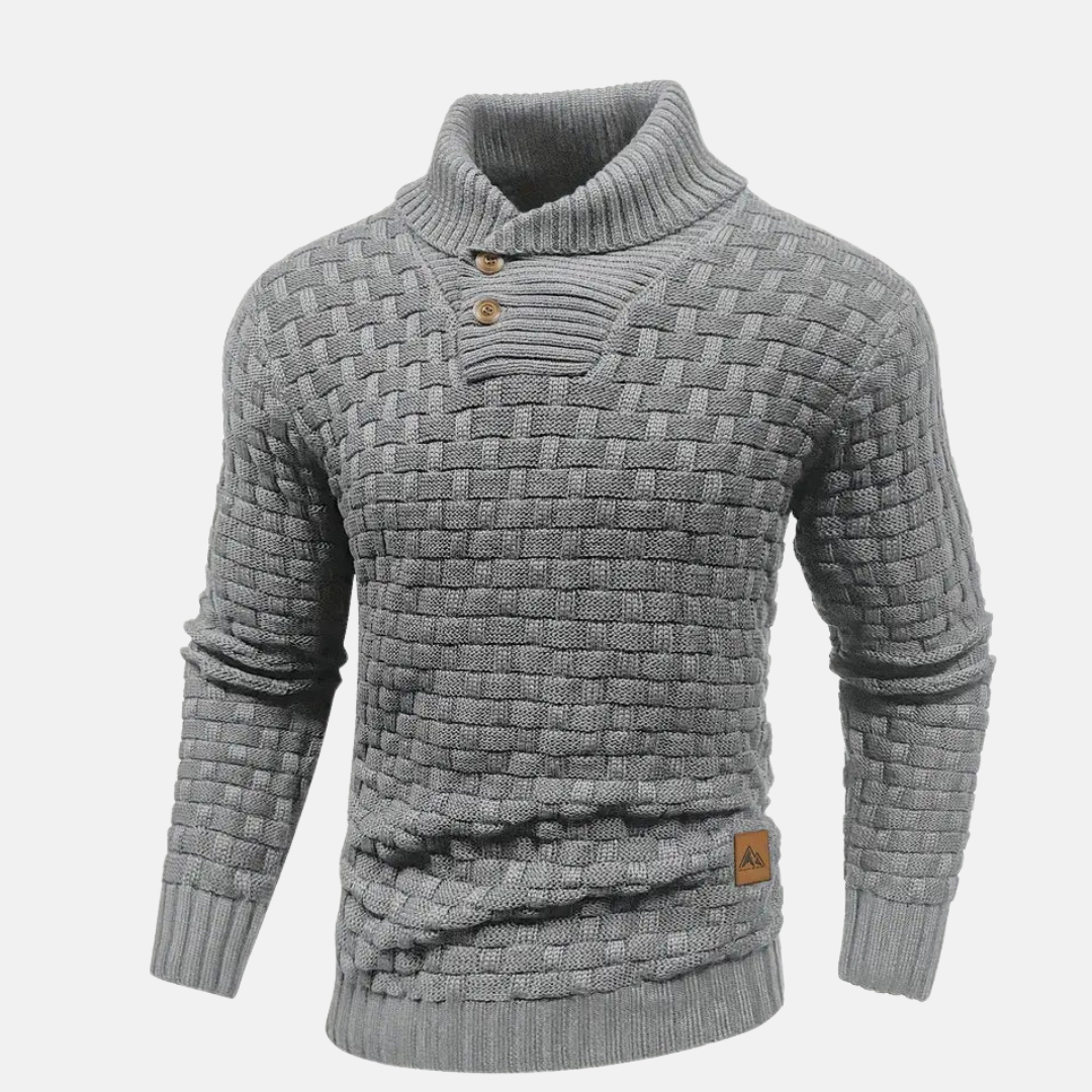 Shawl Collar Sweater for Men - Image 7