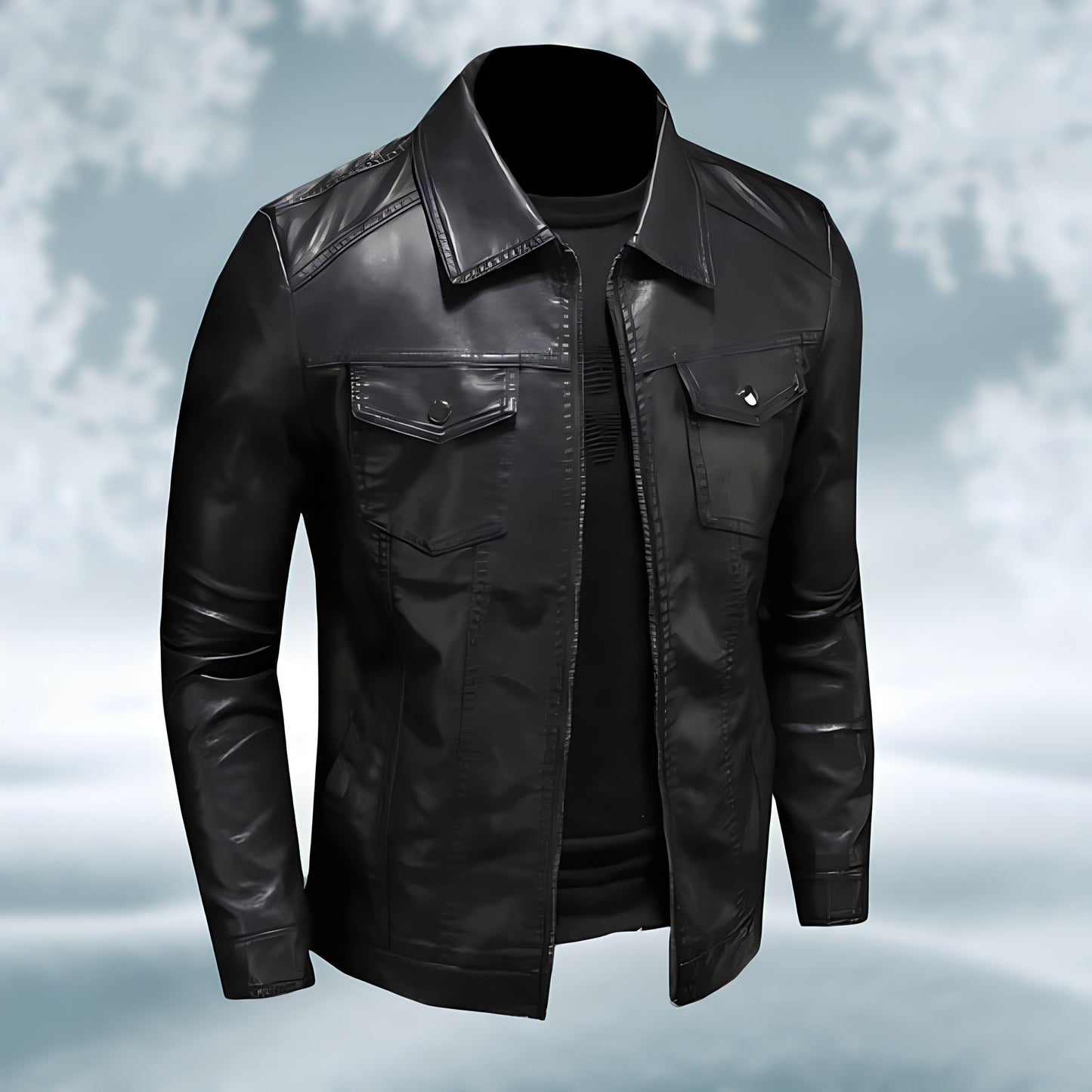 Button-Up Jacket for Men - Image 3