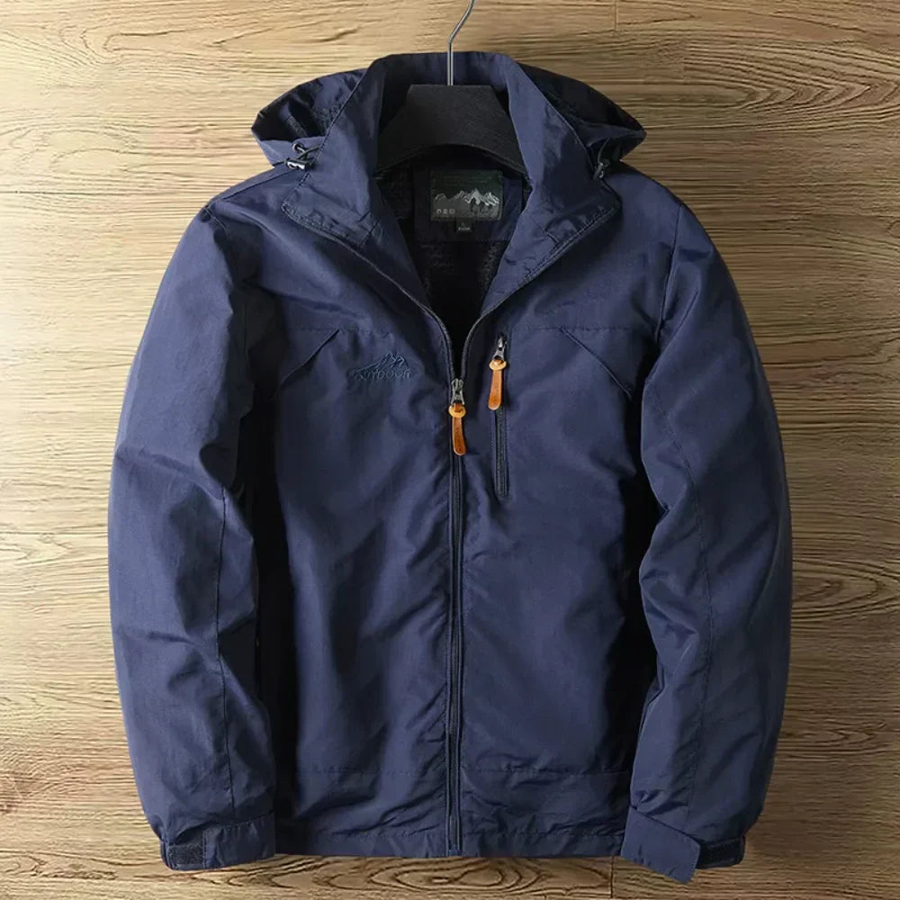 Hooded Outdoor Jacket for Men - Image 3