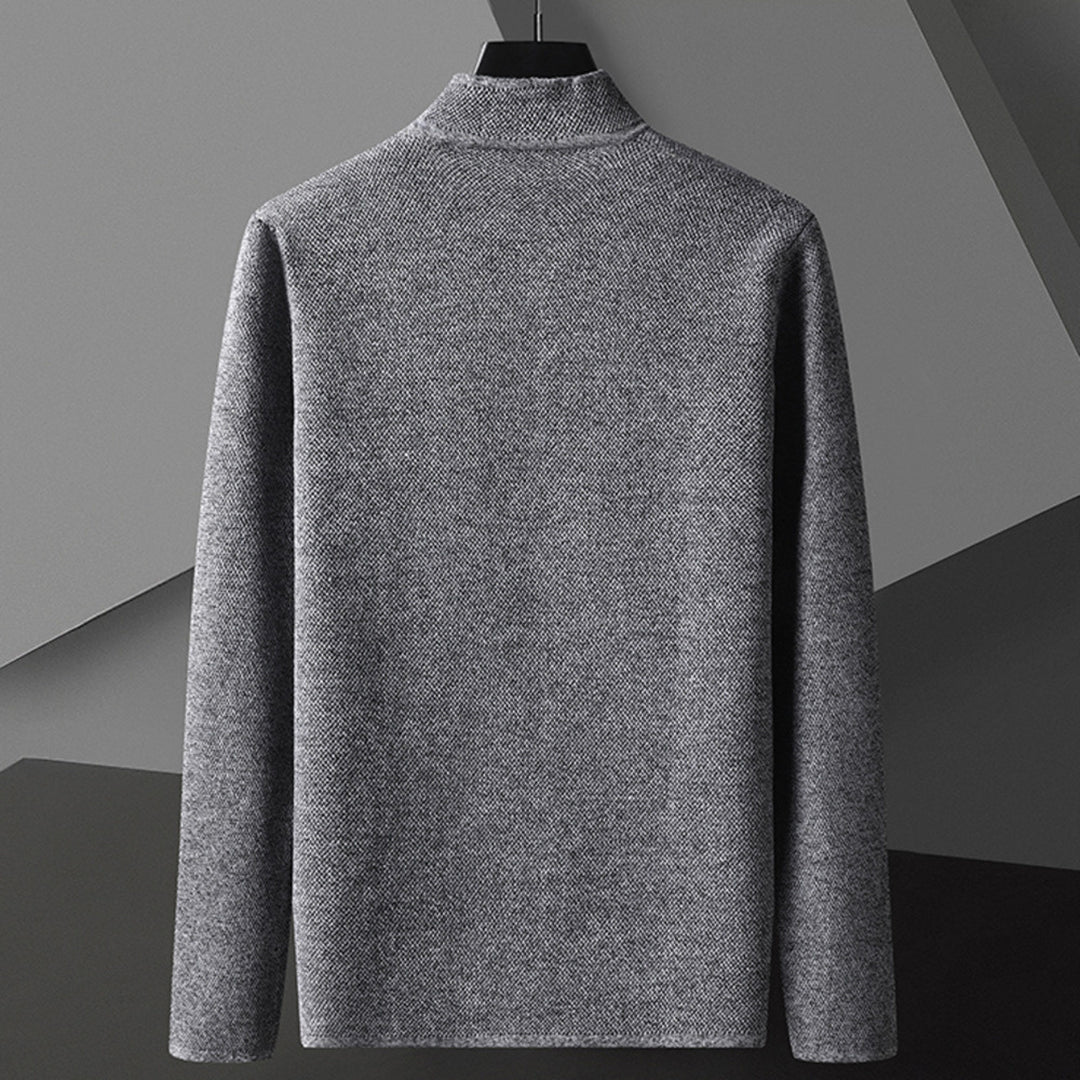 Mandarin Collar Casual Jacket for Men - Image 2