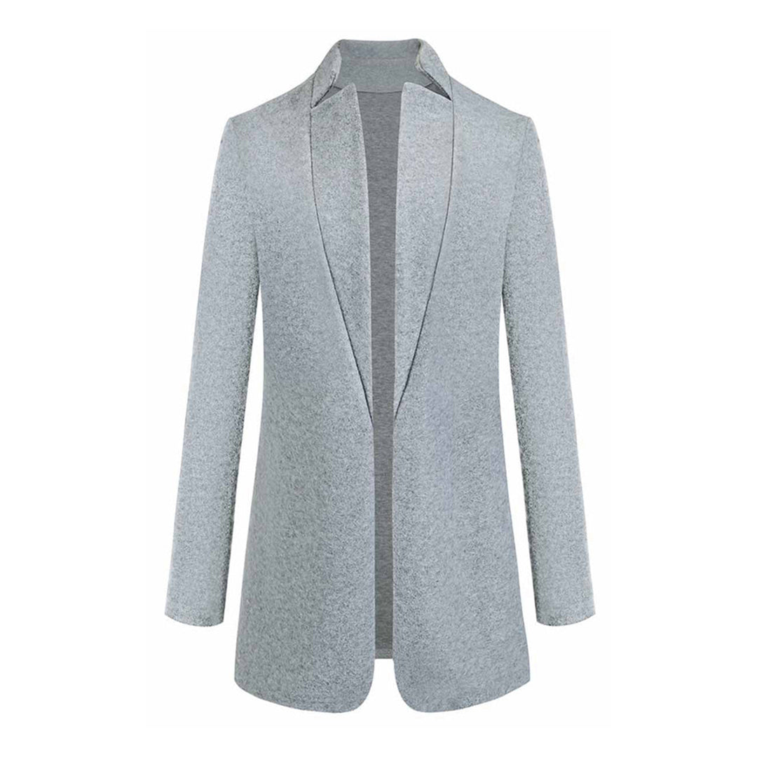 Open Front Long Coat for Women - Image 2