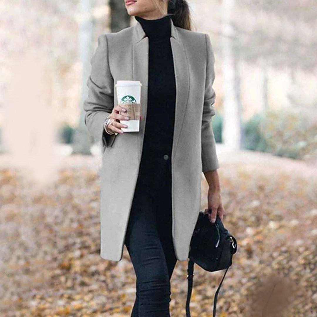 Open Front Long Coat for Women - Image 4