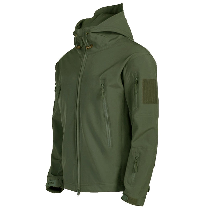 Hooded Tactical Jacket for Men - Image 12