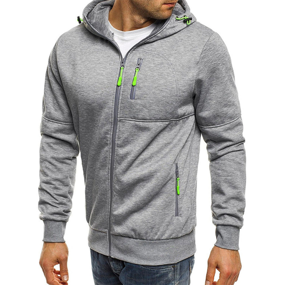 Full Zip Hoodie Jacket for Men - Image 11