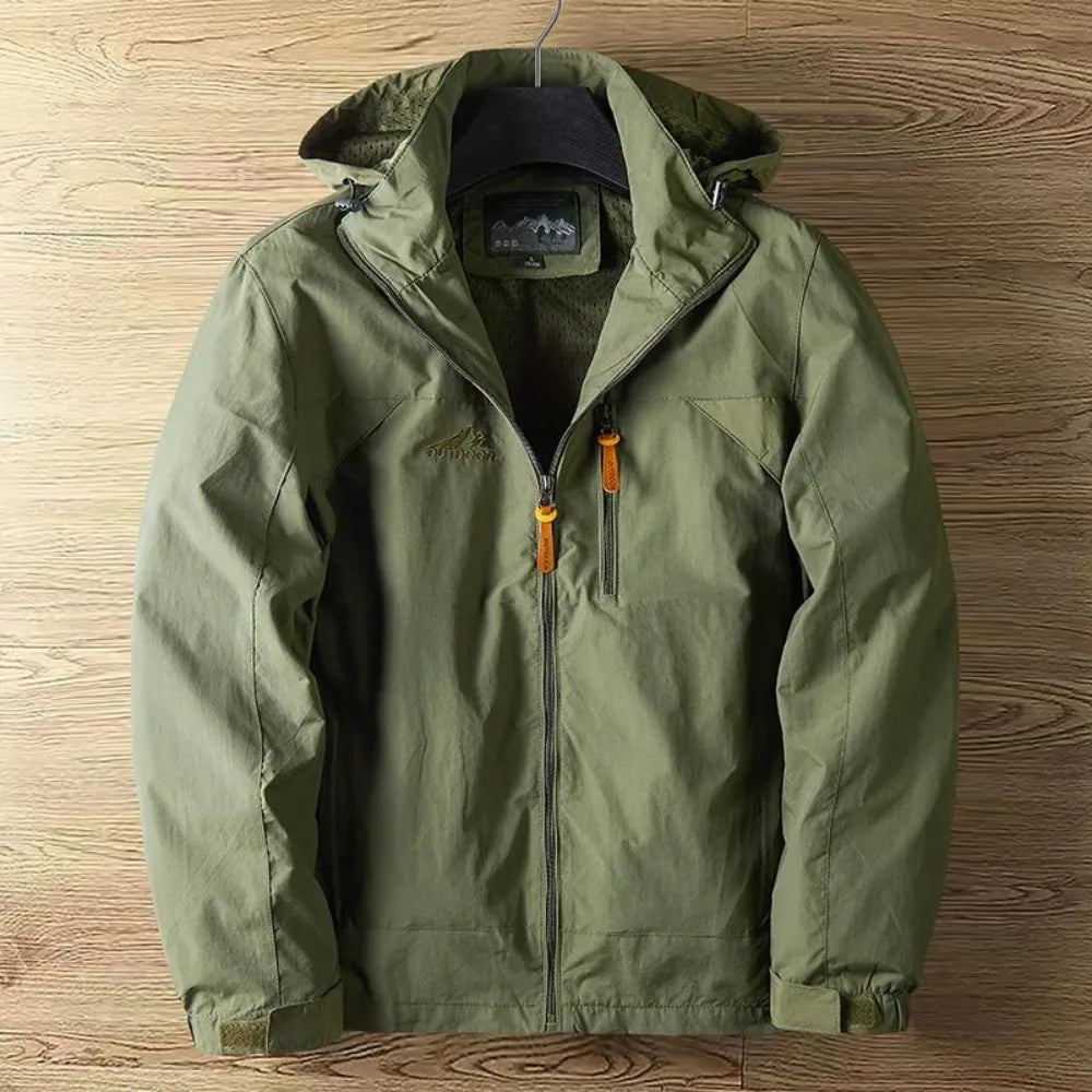 Hooded Outdoor Jacket for Men - Image 2