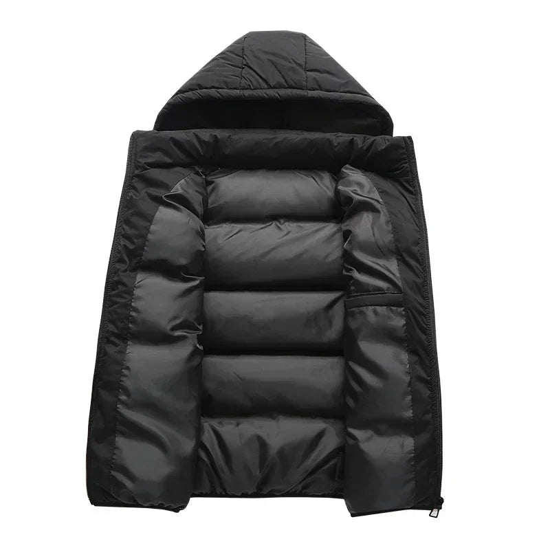 Hooded Puffer Vest for Men - Image 4