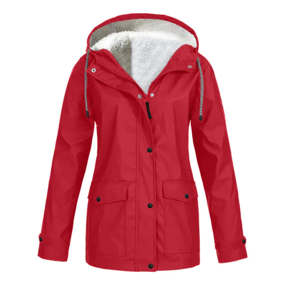 Hooded A-Line Coat for Women - Image 8