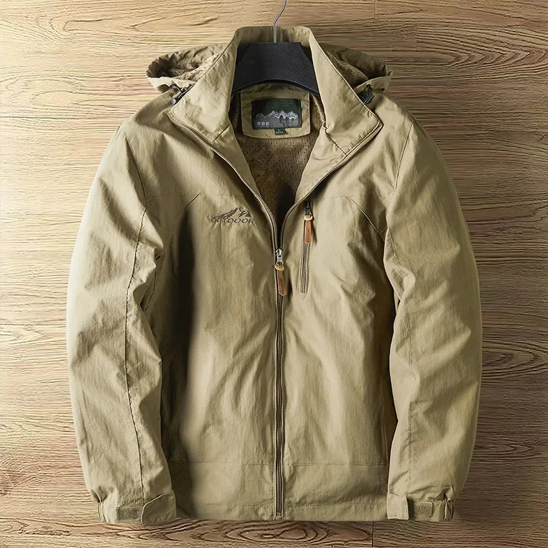 Hooded Outdoor Jacket for Men - Image 10