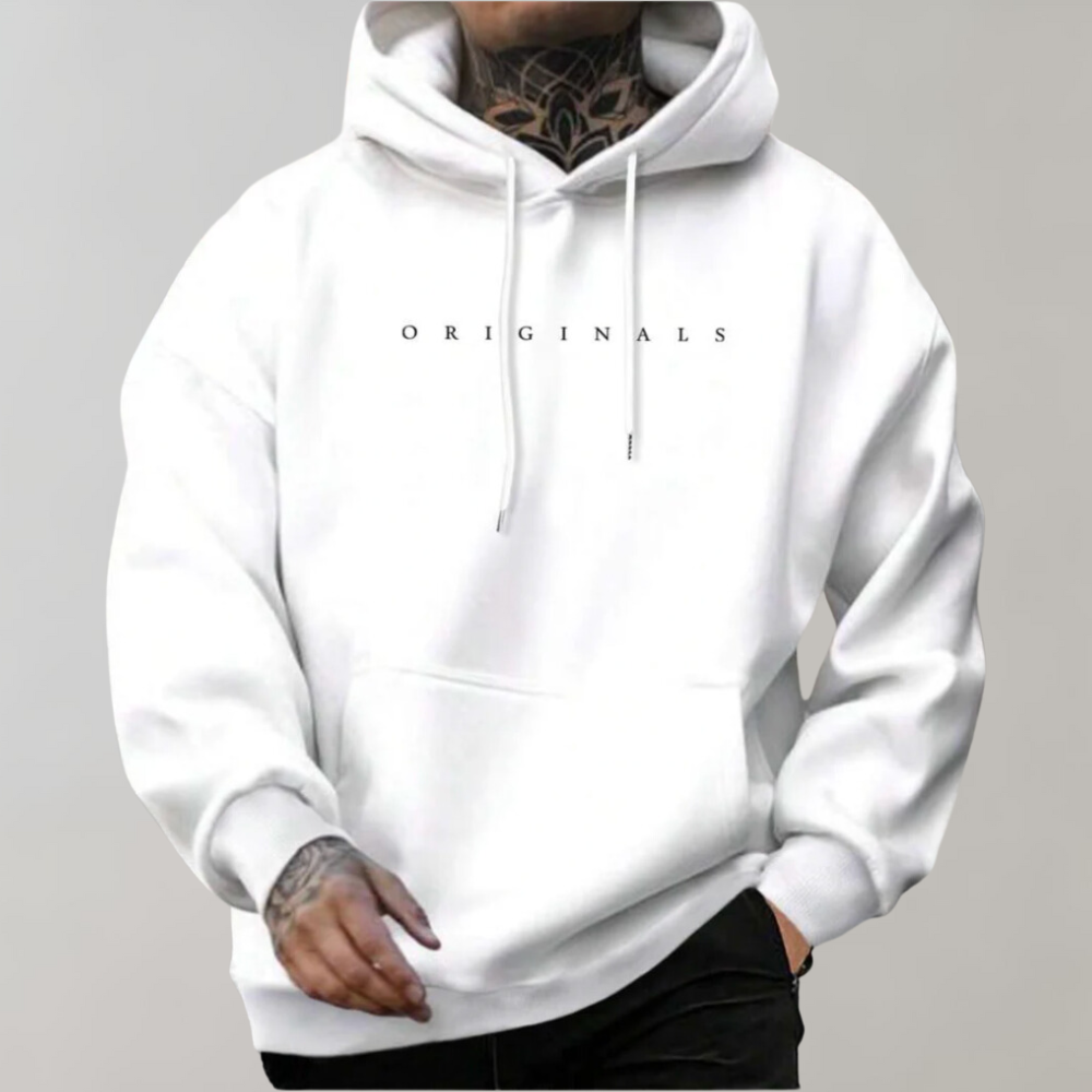 Long Sleeve Pullover Hoodie for Men - Image 2