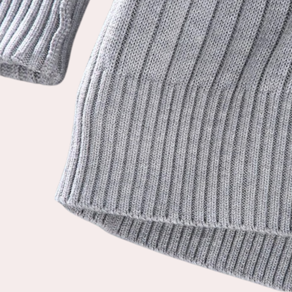 Full Zip Knit Jacket for Men - Image 3