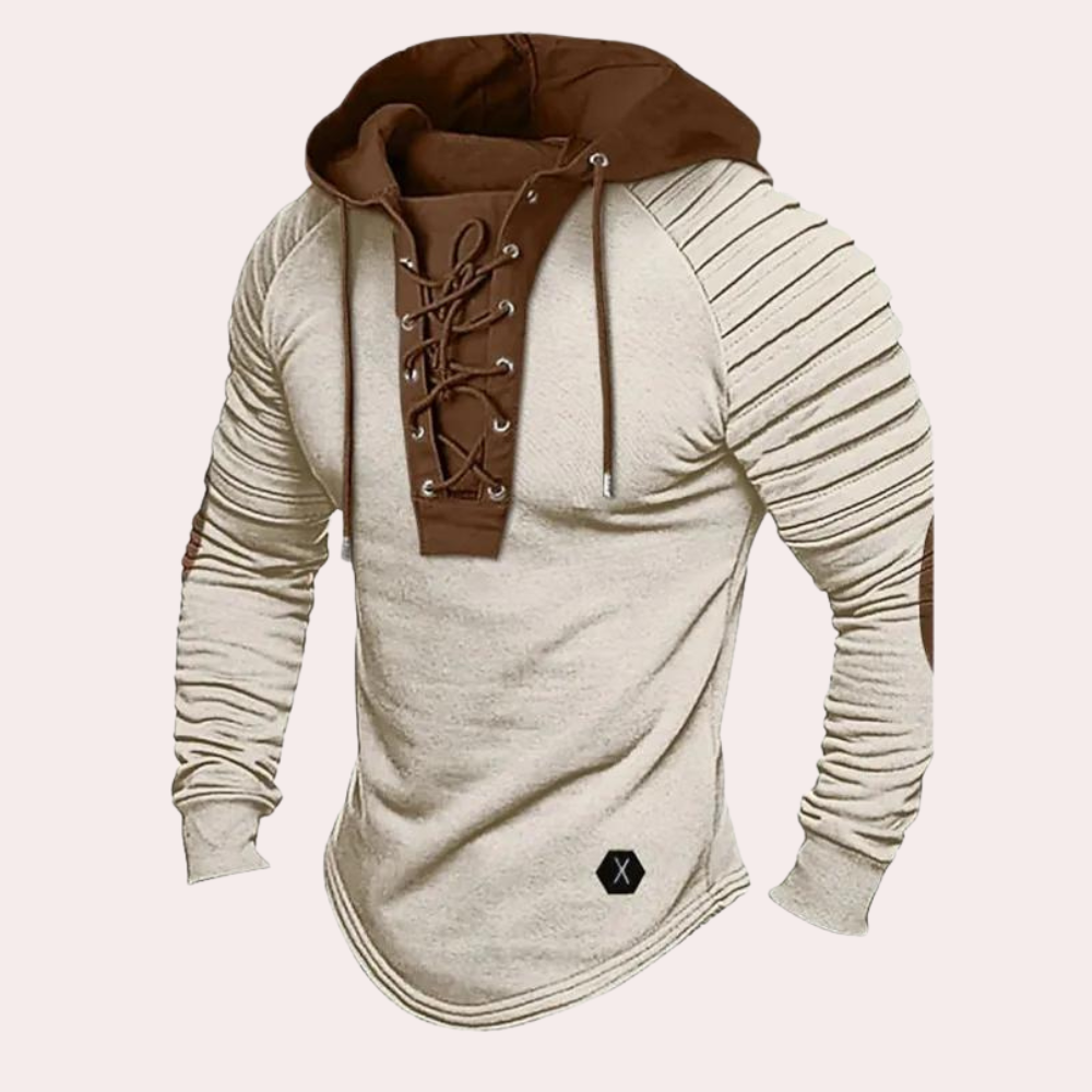 Lace-Up Hoodie for Men - Image 5