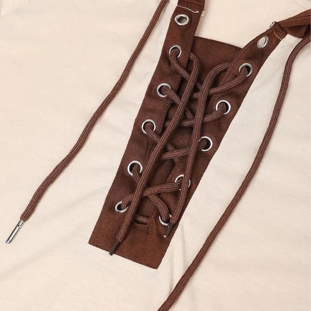 Lace-Up Hoodie for Men - Image 3