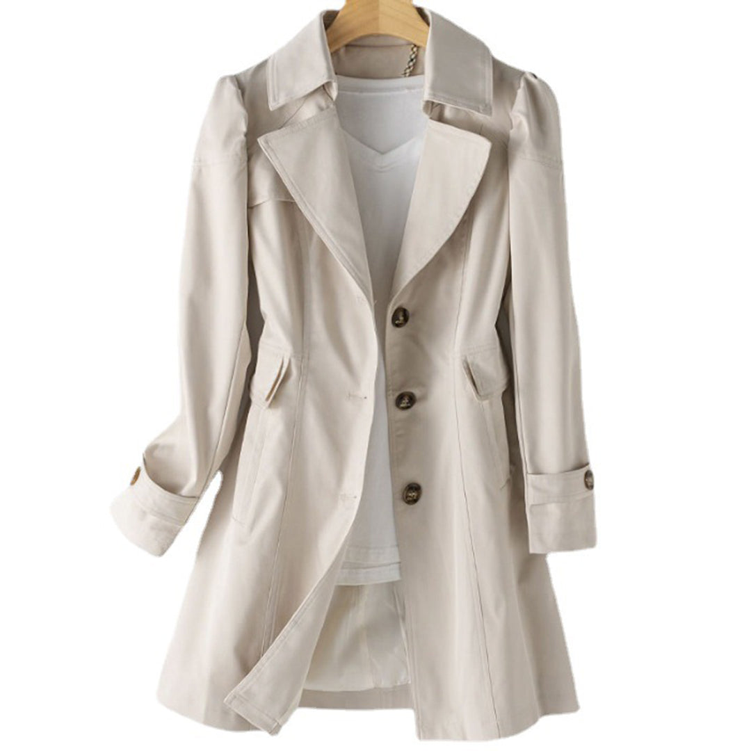 Double-Breasted A-Line Coat for Women - Image 2