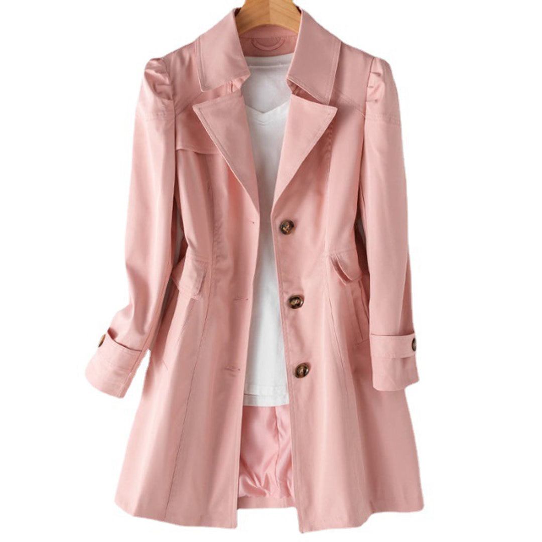 Double-Breasted A-Line Coat for Women - Image 4
