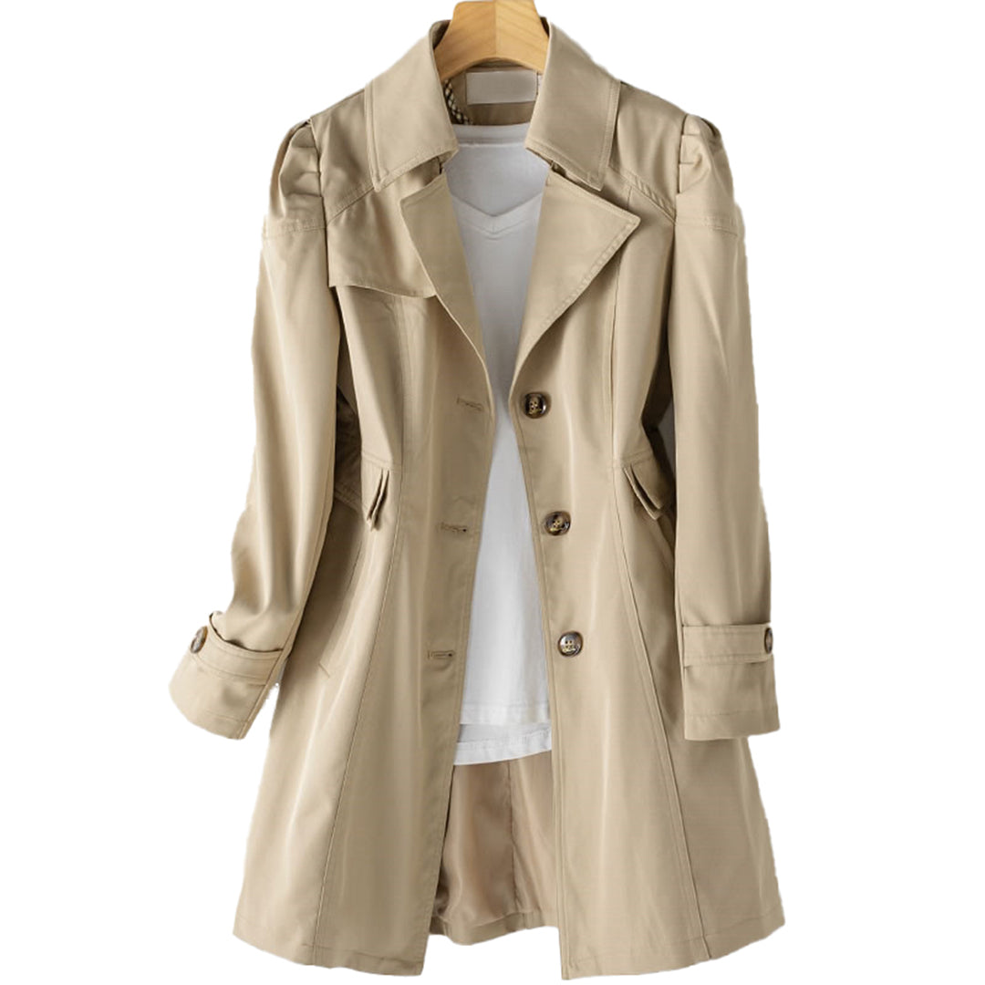 Double-Breasted A-Line Coat for Women - Image 3