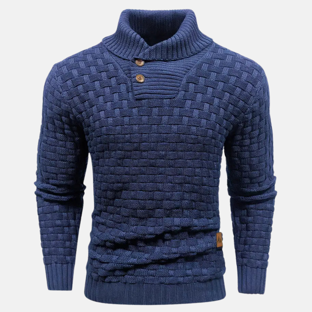 Shawl Collar Sweater for Men - Image 2