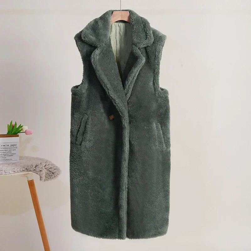 Sleeveless Longline Vest for Women - Image 9