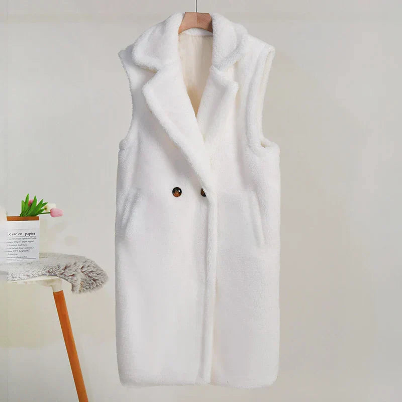 Sleeveless Longline Vest for Women - Image 6